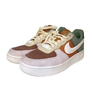 Nike Air Force 1 Low Top Oil Green Terra Blush FZ3782-386 Women's Size 7